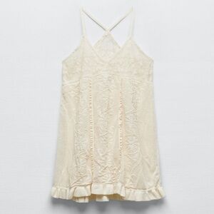 Zara Combination Knit Mini Dress